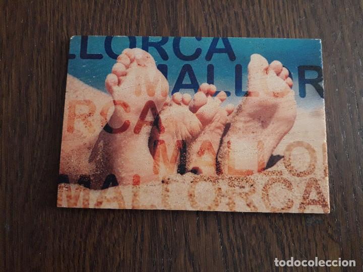 Postales: postal de madera de Mallorca. - Foto 1