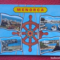 Cartoline: POSTAL POST CARD ISLAS BALEARES BALEARIC ISLANDS MENORCA VISTAS DIVERSAS TIMÓN SPAIN ESPAGNE.....VER