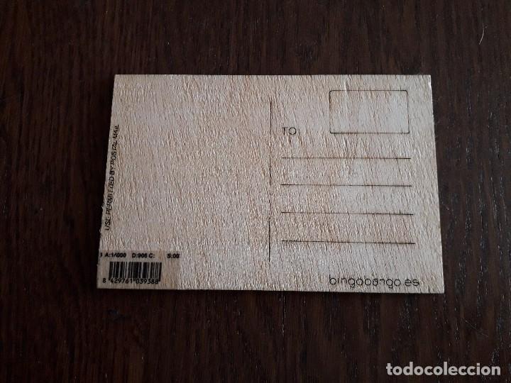Postales: postal de madera de Ibiza. - Foto 2