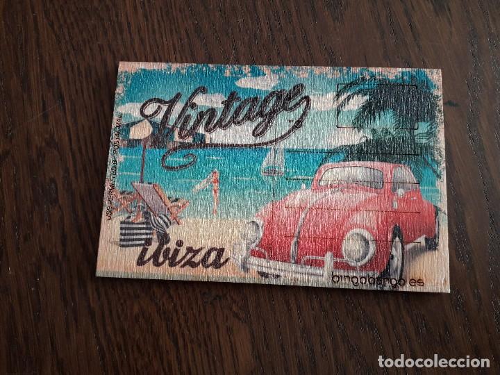 Postales: postal de madera de Ibiza. - Foto 2