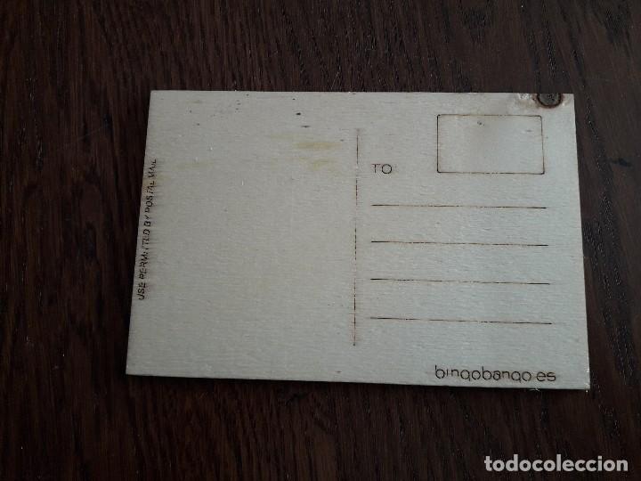 Postales: postal de madera de Ibiza. - Foto 2