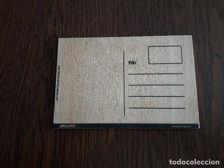 Postales: postal de madera de Ibiza. - Foto 2