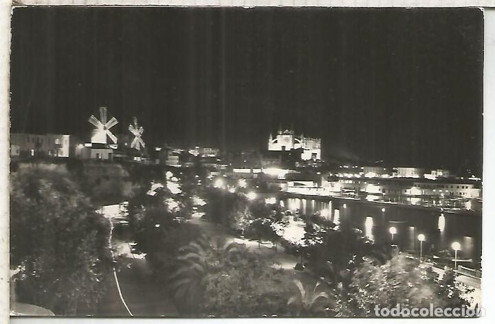 Postales: BALEARES MALLORCA PALMA DE NOCHE ESCRITA SELLO ARRANCADO