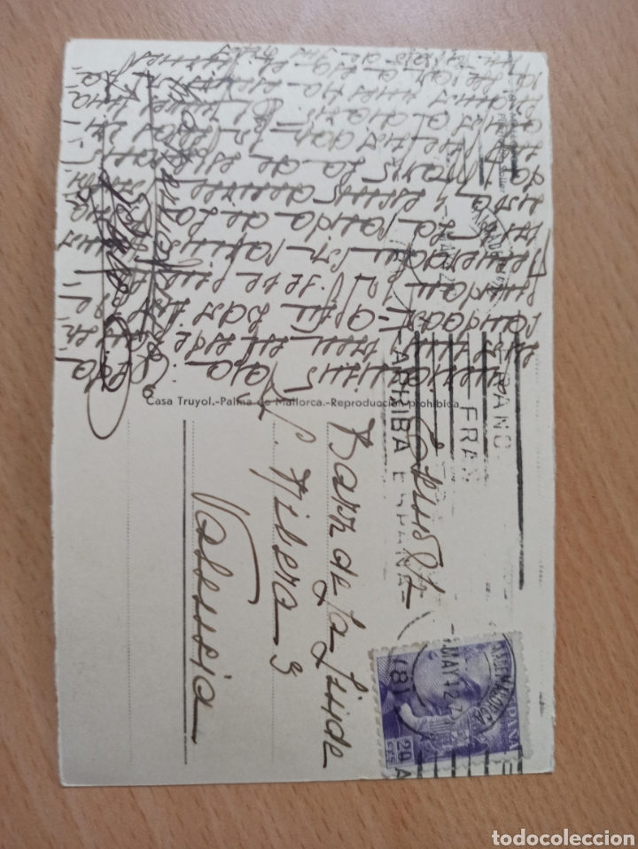 Postales: ANTIGUA POSTAL MALLORCA 1927 - Foto 2