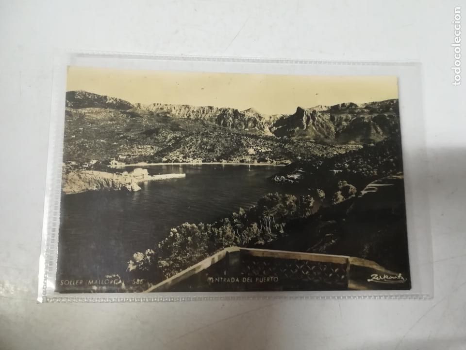 Postales: TARJETA POSTAL. SOLLER, MALLORCA. ENTRADA DEL PUERTO. 586. ZERKOWITZ - Foto 1