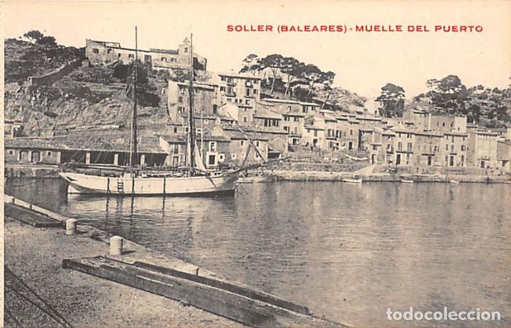 Postales: SOLLER.- MUELLE DEL PUERTO - Foto 1