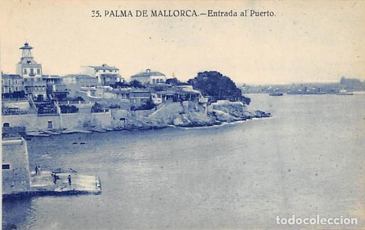 Postais: PALMA DE MALLORCA.- ENTRADA AL PUERTO