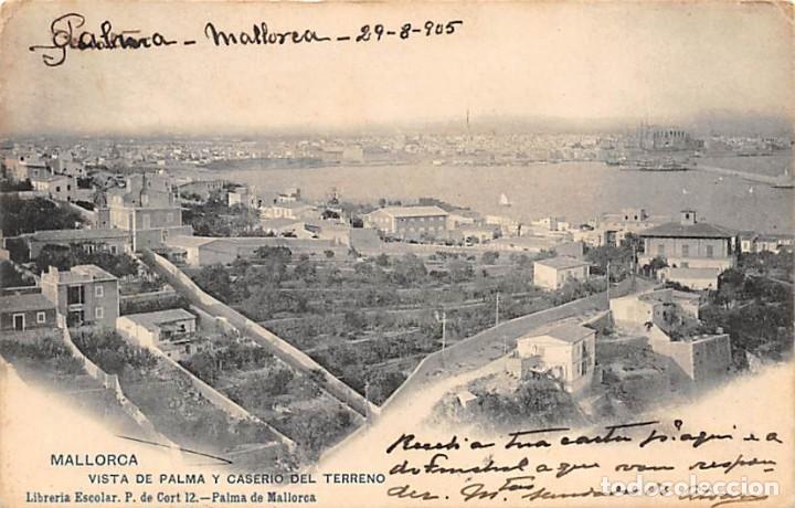 Postais: MALLORCA.- VISTA DE PALMA Y CASERIO DEL TERRENO