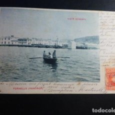 Postales: FORNELLS MENORCA VISTA GENERAL MOLL Y MARQUES REV SIN DIVIDIR CARTERIA FERRERIAS 1903. Lote 195890053