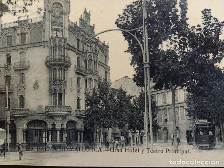 Postales: PALMA DE MALLORCA-GRAN HOTEL Y TEATRO PRINCIPAL-POSTAL ANTIGUA-(68.556)