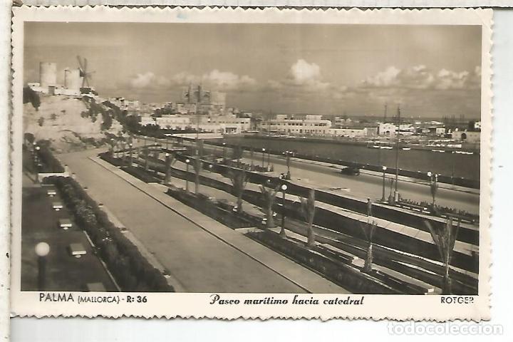 Postales: BALEARES PASEO MARITIMO ESCRITA - Foto 1