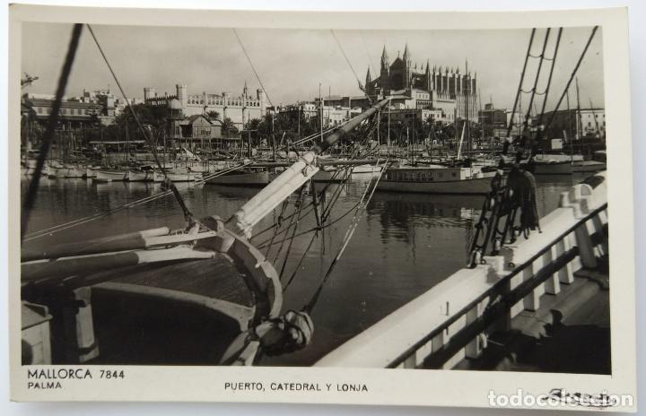 Postales: MALLORCA PUERTO CATEDRAL Y LONJA - Foto 1