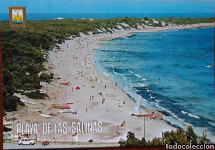 Postales: POSTAL PLAYA DE LAS SALINAS IBIZA - Foto 1