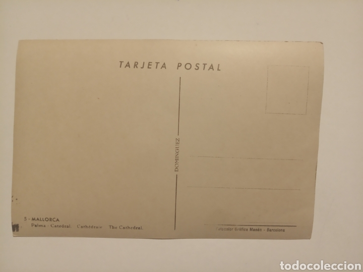 Postales: Mallorca, catedral postal antigua - Foto 2