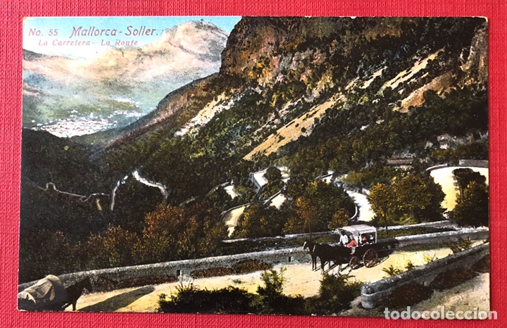 Postales: P-149. Postal de Mallorca. Soller. La Carretera. - Foto 2
