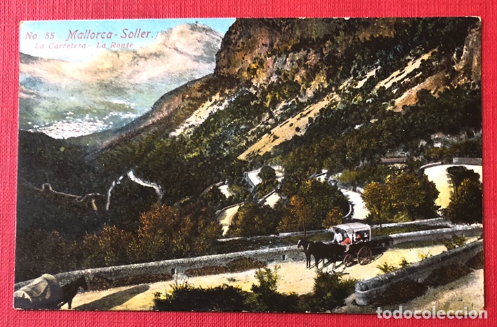Postales: P-149. Postal de Mallorca. Soller. La Carretera. - Foto 1