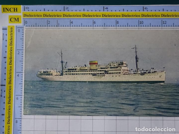 Postales: POSTAL DE BARCOS NAVIERAS. BARCO BUQUE M/N VILLA DE MADRID. COMPA&Ntilde;&Iacute;A TRANSMEDITERRANEA 13