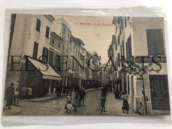 Postcards: POSTAL MAHON CALLE ARREVALETA EDITA BITUDURI SIN CIRCULAR