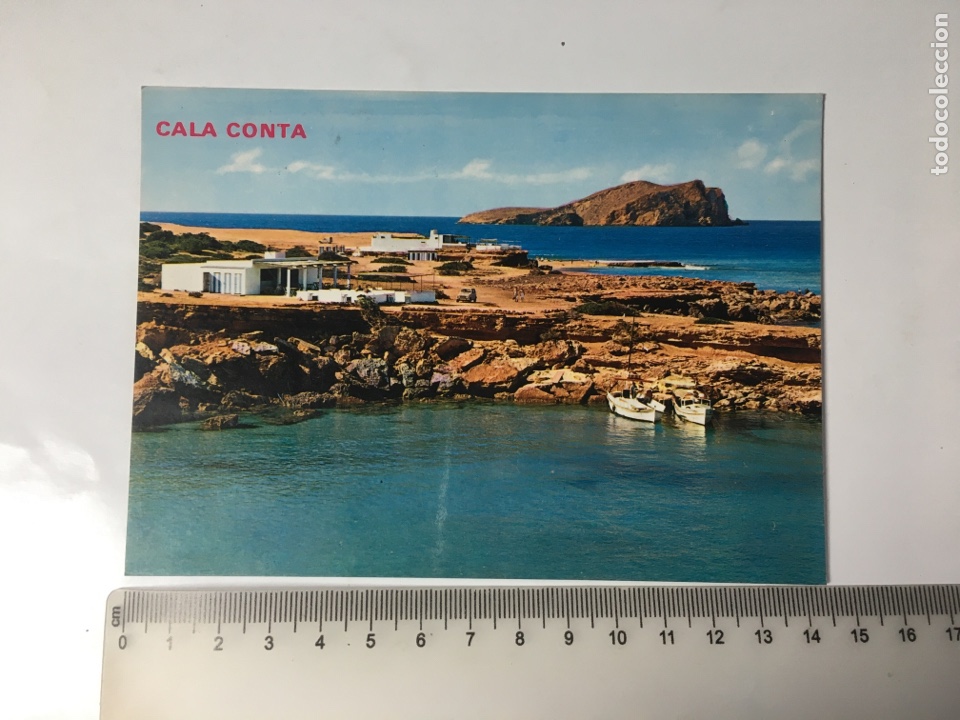 Postales: POSTAL. SAN ANTONIO. CALA CONTA. EMBARCADERO. EXCLUSIVAS CASA FIGUERETAS.