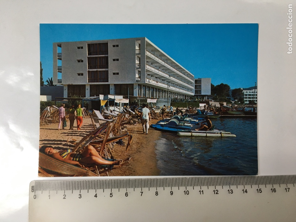 Postales: POSTAL. SAN ANTONIO ABAD. PLAYA HOTEL ARENAL. JDP.