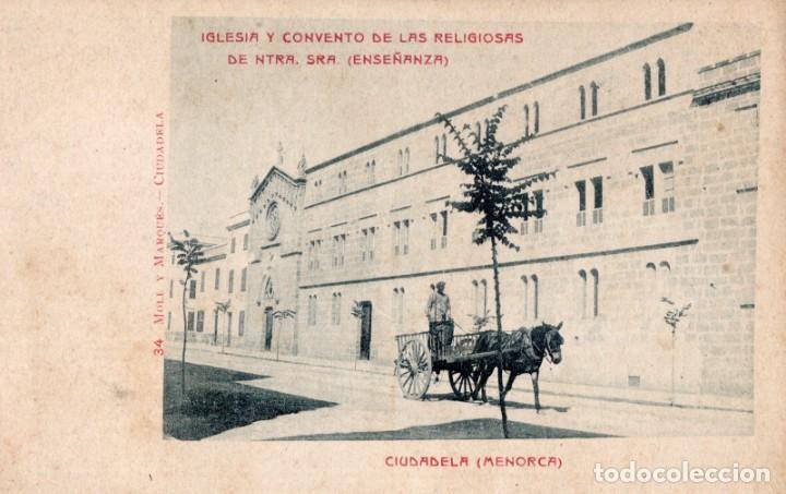 Postales: ciudadela. iglesia y convento de religiosas - Foto 1