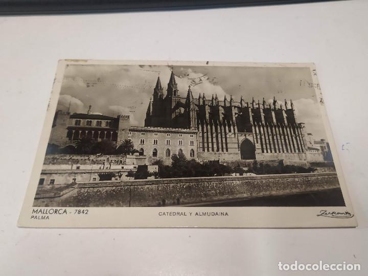 Postales: MALLORCA - POSTAL PALMA - CATEDRAL Y ALMUDAINA - Foto 1