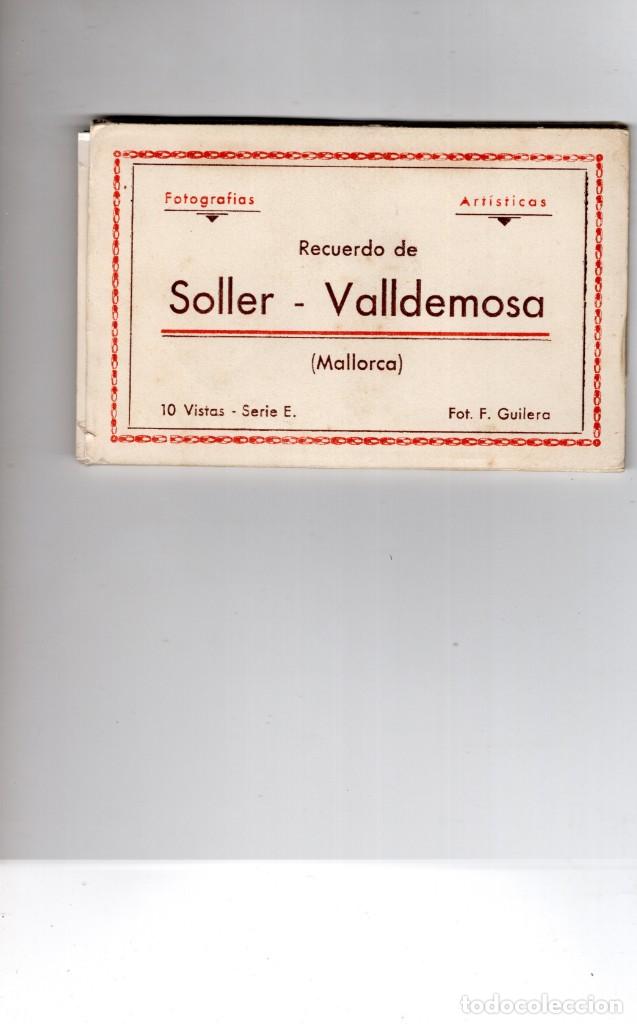 Postales: recuerdo de soller-valldemosa. album de 10 postales.completo