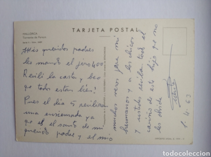 Postales: Postal Mallorca torrente de pareys - Foto 2