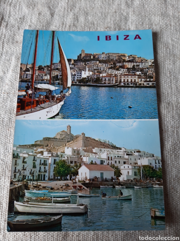 Postales: 1985 Ibiza Baleares Espa&ntilde;a programa la TARDE Madrid - Foto 1