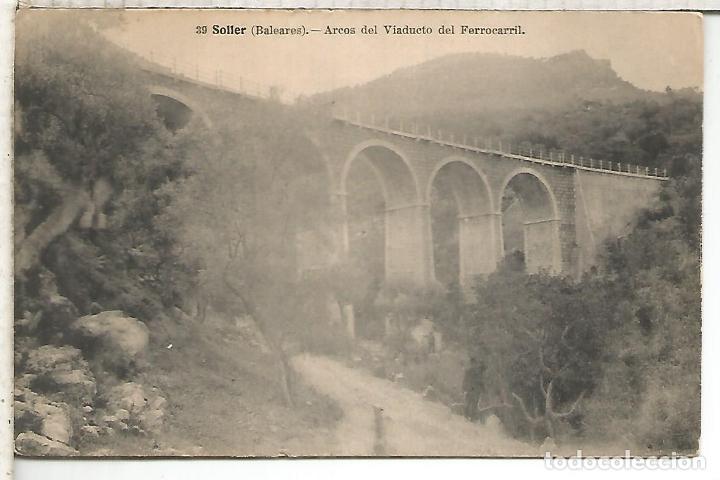Postales: BALEARES SOLLER VIADUCTO DEL FERROCARRIL SIN ESCRIBIR