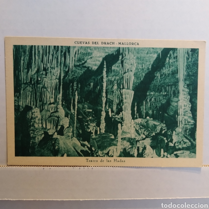 Postales: Cuevas del Drach, Teatro de las Hadas, Clis&eacute; Servera, Huecograbado Rieusset