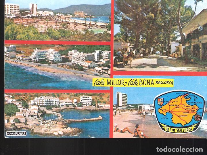 Postkarten: Cala Millor. Cala bona. Mallorca. Baleares. Fechada en 1966.
