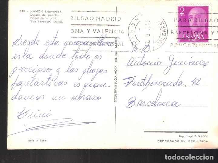 Postales: Puerto Mahon. Menorca. Baleares. - Foto 2