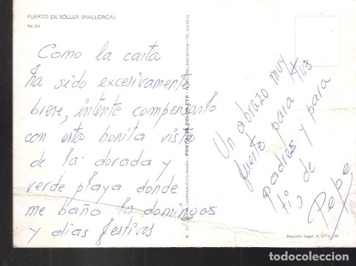 Postales: Puerto de Soller. Mallorca. Baleares. - Foto 2