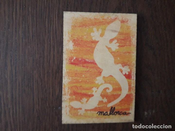 Postales: postal de madera de Mallorca. - Foto 1