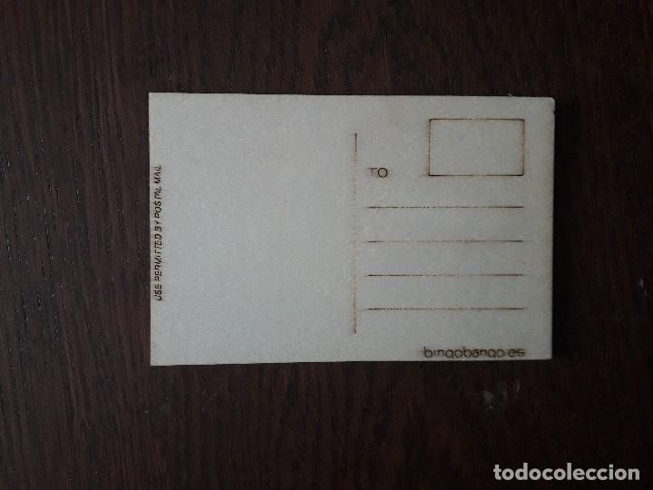 Postales: postal de madera de Ibiza. - Foto 2