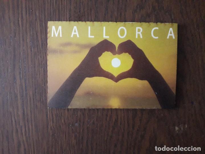 Postales: postal de madera de Mallorca. - Foto 1
