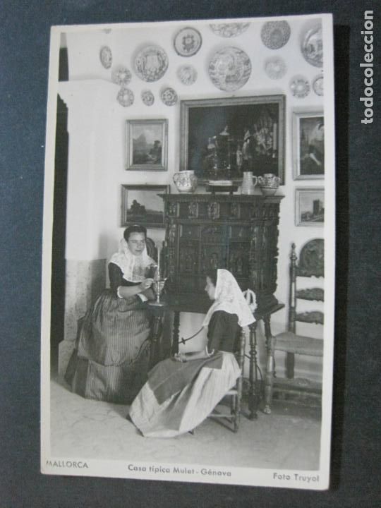 Postales: MALLORCA-CASA TIPICA MULET GENOVA-TRUYOL FOTOGRAFICA-POSTAL ANTIGUA-(72.028)