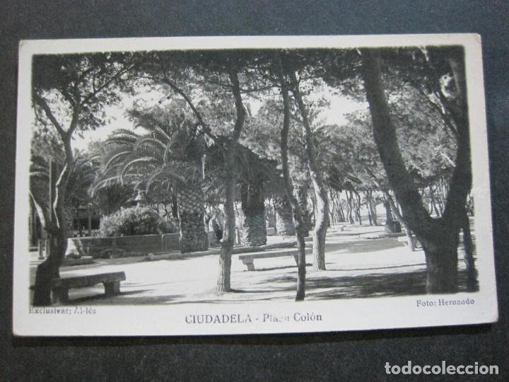Postales: CIUDADELA-PLAZA COLON-HERNANDO FOTOGRAFICA-POSTAL ANTIGUA-(72.099)