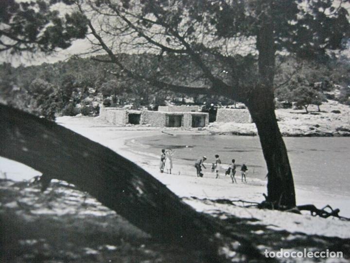 Postales: IBIZA-SAN ANTONIO ABAD-PLAYA-LA BASSA-VI&Ntilde;ETS-66-POSTAL ANTIGUA-(72.124)