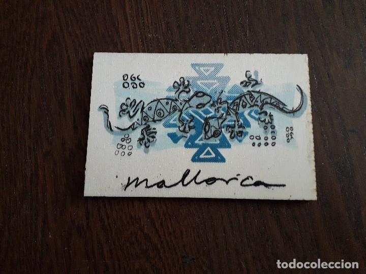 Postales: postal de madera de Mallorca. - Foto 1