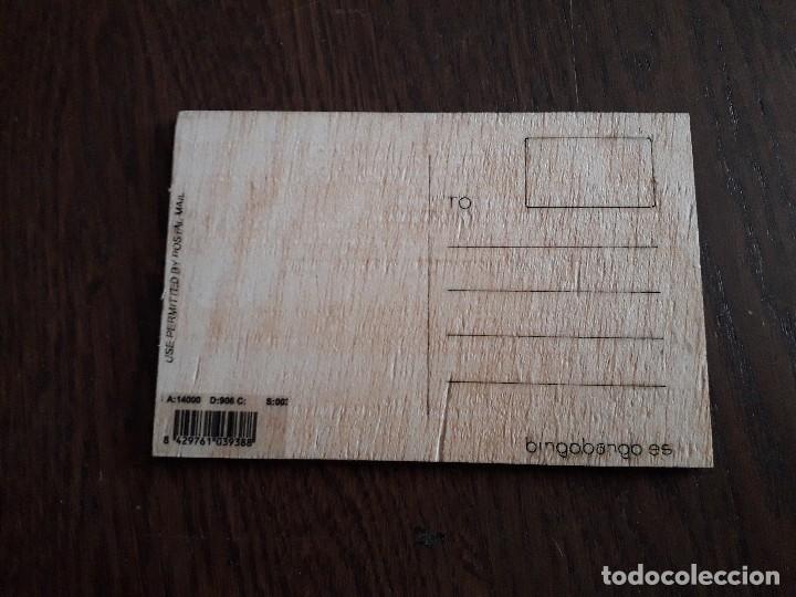 Postales: postal de madera de Ibiza. - Foto 2
