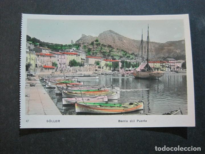Postales: SOLLER-BARRIO DEL PUERTO-FOTOGRAFICA-POSTAL ANTIGUA-(72.246)