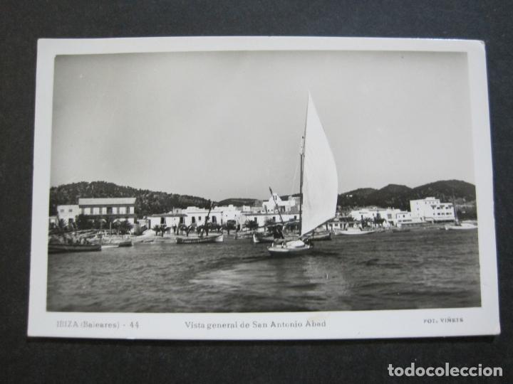 Postkarten: IBIZA-VISTA GENERAL DE SAN ANTONIO ABAD-VI&Ntilde;ETS FOTOGRAFICA-44-POSTAL ANTIGUA-(73.100)