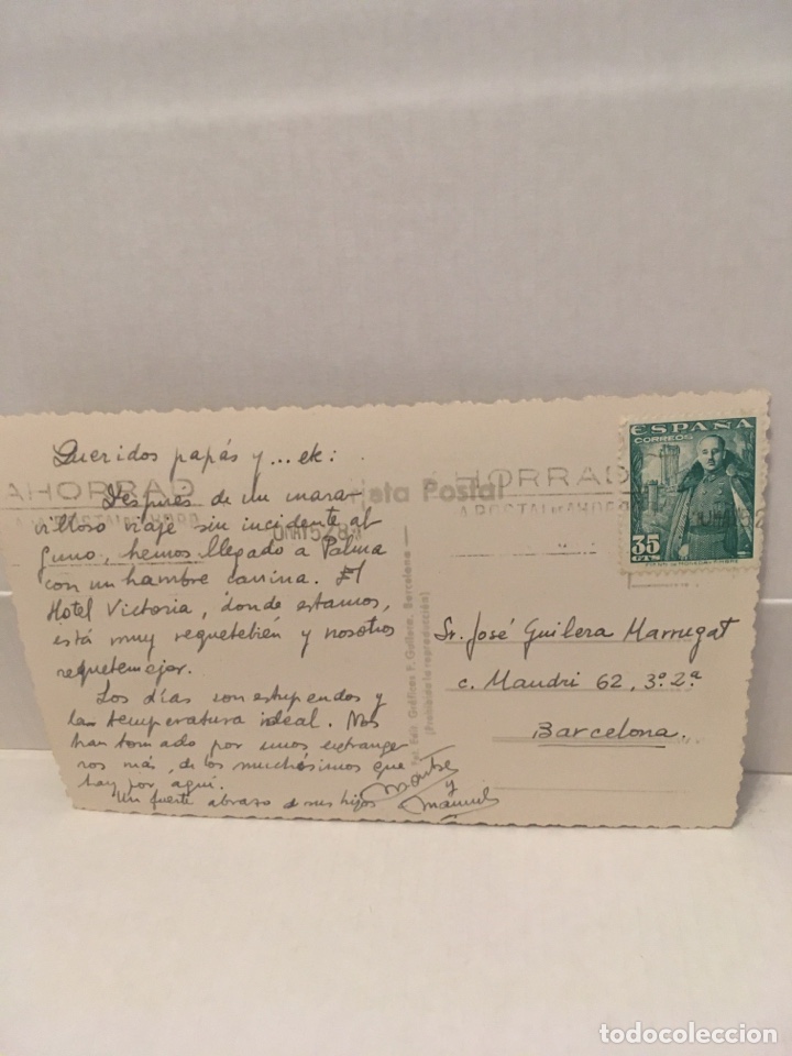 Postales: POSTAL DE MALLORCA A&Ntilde;OS 50 - Foto 2