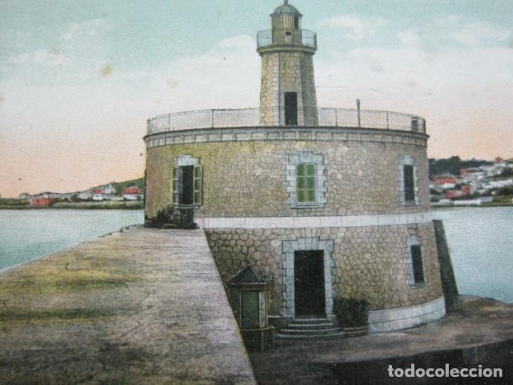 Postkarten: PALMA DE MALLORCA-FARO DEL PUERTO-AM 42-POSTAL ANTIGUA-(73.407)