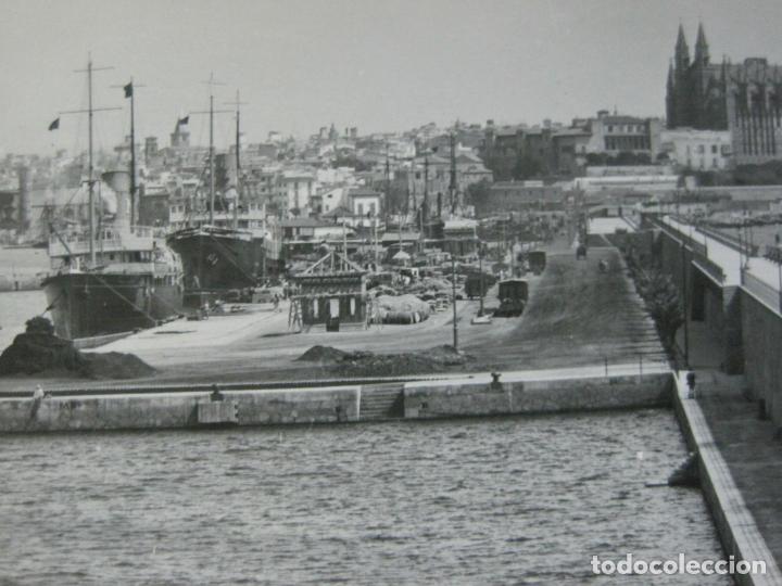 Postkarten: PALMA DE MALLORCA-PUERTO-FOTOGRAFICA-POSTAL ANTIGUA-(73.424)