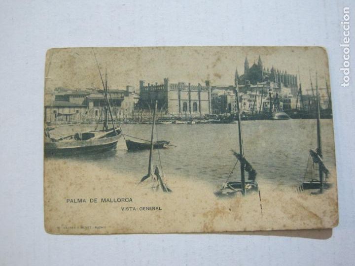 Postales: PALMA DE MALLORCA-VISTA GENERAL-HAUSER Y MENET-REVERSO SIN DIVIDIR-POSTAL ANTIGUA-VER FOTOS-(73.549)