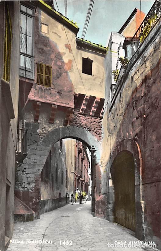Postales: PALMA MALLORCA.-. CALLE ALMUDAINA - Foto 1