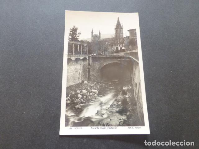 Postales: SOLLER MALLORCA TORRENTE MAYOR Y CATEDRAL - Foto 1